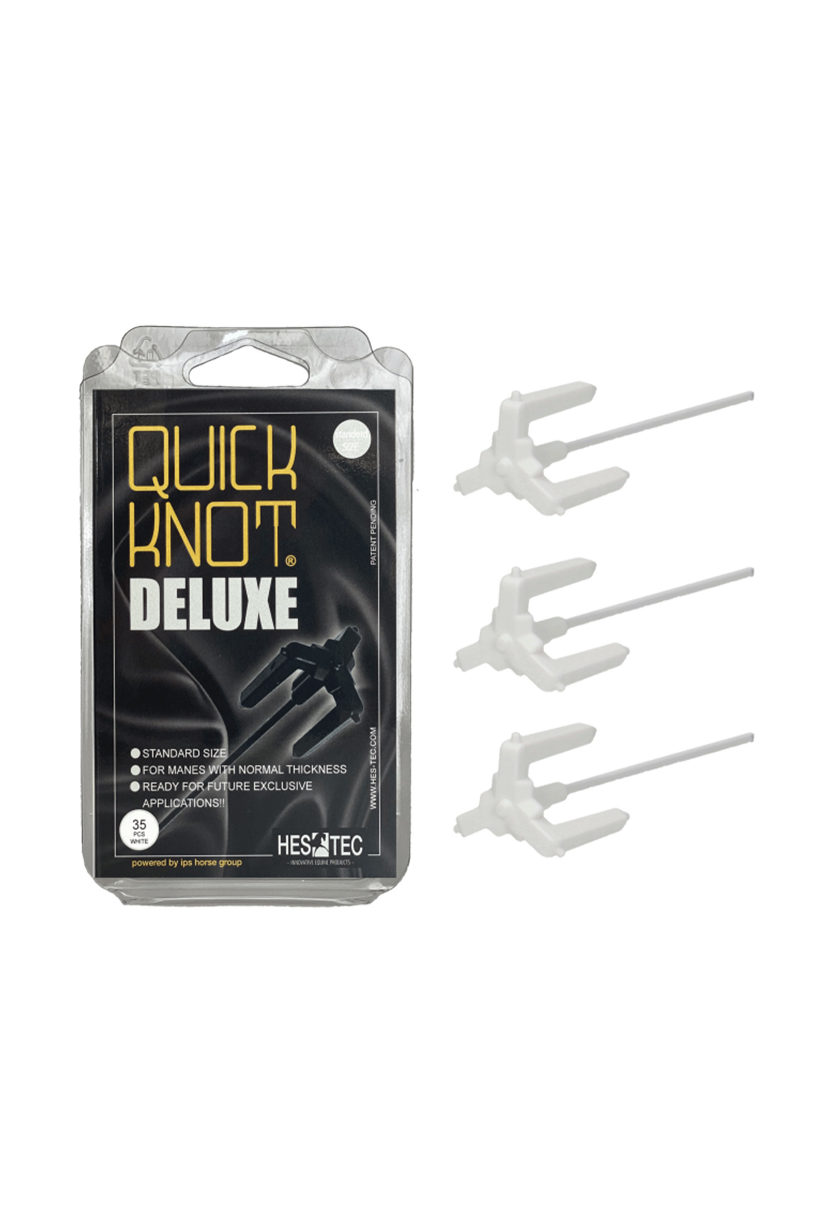 white Quick Knot Deluxe Flecht-Hilfe, Standard