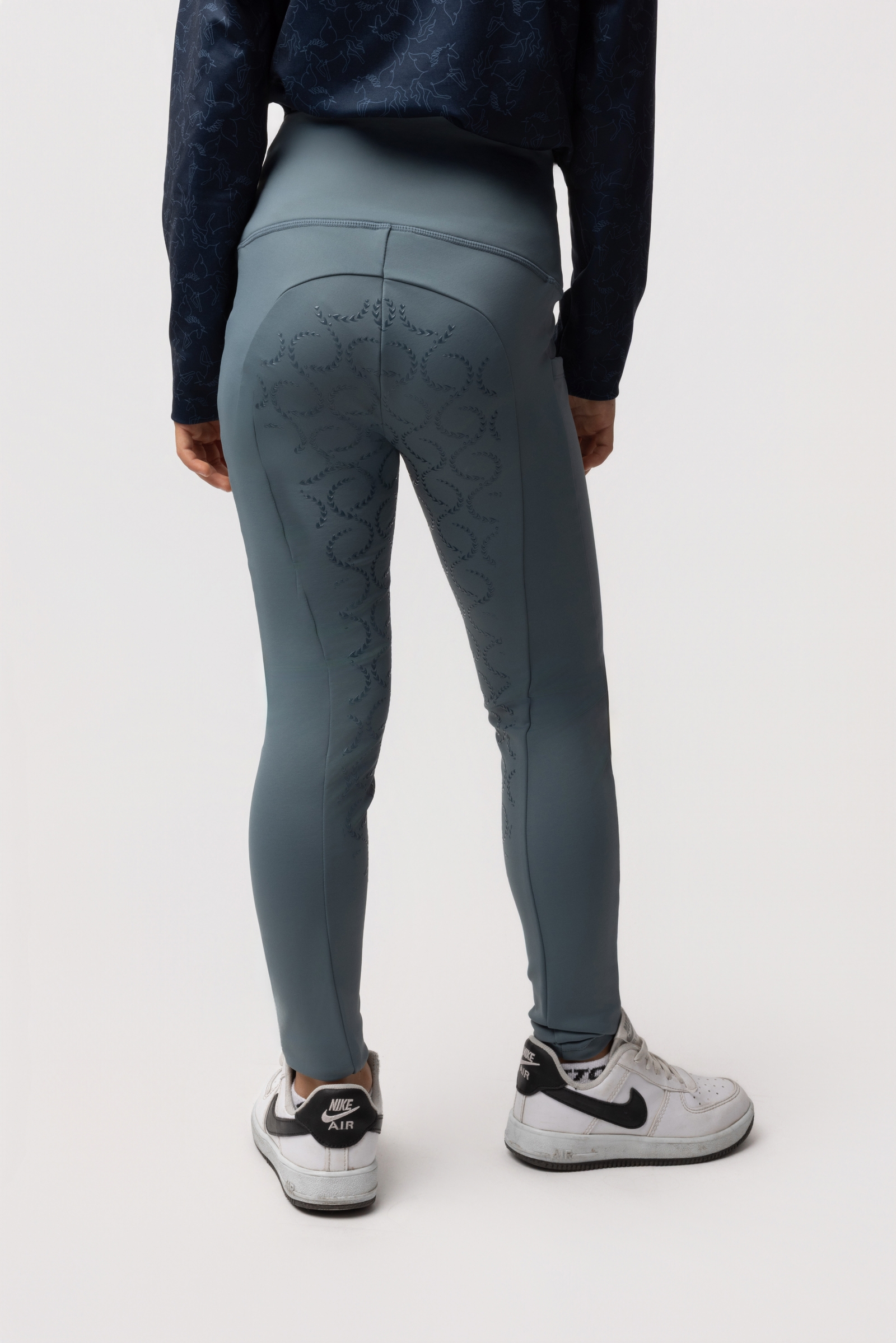 Horze Gillian Kinder Thermo Vollgrip Reitleggings
